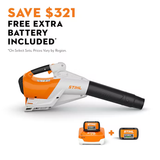 Stihl | BGA 250 Battery-Powered Blower | w/ AP 300 S Battery & AL 301 Charger (BGA250-AP300S-AL301-COMBO)