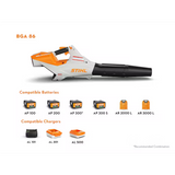 Stihl | BGA 86 Battery-Powered Blower | w/ AP 500 S battery & AL 500 charger (BGA86-AP500S-AL500-COMBO)