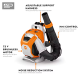Stihl | BRA 500 Battery-Powered Blower | w/o battery & charger (BA07 011 5901 US)
