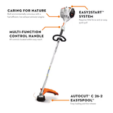 Stihl | FS 56 RC-E Gas Trimmer | Loop Handle | Easy Start | (4144 200 0013 US)