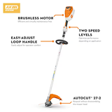 Stihl | FSA 80 R Battery Trimmer | Loop Handle | w/o battery & charger (FA08 011 5721 US)