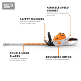 Stihl | HSA 100 24" Battery Hedge Trimmer | w/ AP 200 battery & AL 301 charger (HSA100-AP200-AL301-COMBO)