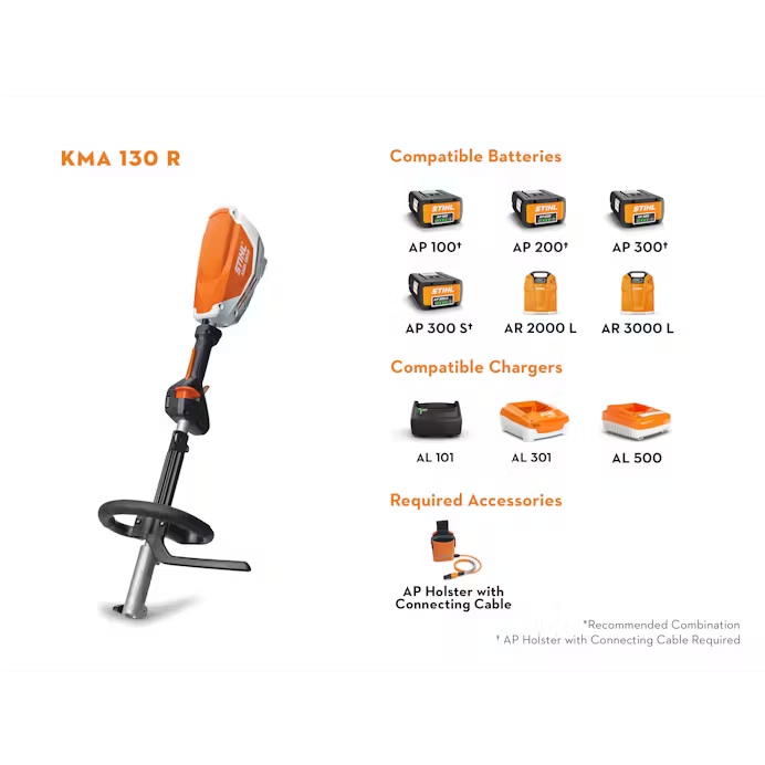 Stihl | KMA 130 R Battery KombiSystem | w/ AP 300 Battery, AL 301 Char ...