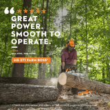 Stihl | MS 271 FARM BOSS® Gas Chainsaw | 20 in. Bar with STIHL RAPID™ Micro™ 0.325" pitch 0.050" gauge 81 drive links (23 RM3 81) (1141 200 0682 US)