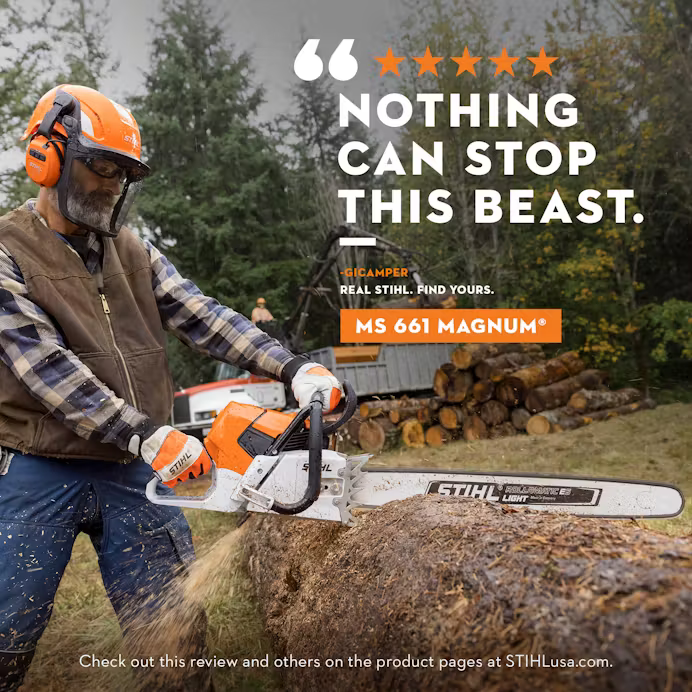 Stihl | MS 661 MAGNUM® Gas Chainsaw | 32 in. Bar with STIHL RAPID