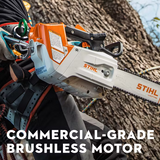 Stihl | MSA 220 TC-O Battery-Powered Chainsaw | 14" bar w/ AP 300 S battery & AL 301 charger (MSA220T4-AP300S-AL301-COMBO)