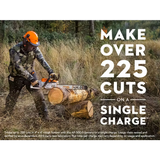 Stihl | MSA 300 C-O Battery-Powered Chainsaw | 18" Light 04 Guide bar w/ AP 500 S & AL 500 (MSA30018-AP500S-AL500-COMBO)