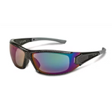 Stihl | Patterned Frame Glasses | Silver Mirror Lens (7010 884 0383)