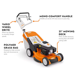 Stihl | RM 655 V Gas Push Mower 21" | Self Propelled (6374 011 3450 US)