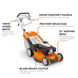 Stihl | RM 655 VS Gas Push Mower 21" | Self Propelled (6374 011 3451 US)