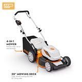 Stihl | RMA 348 Battery Push Mower | w/o Battery & Charger (WA31 011 1400 US)
