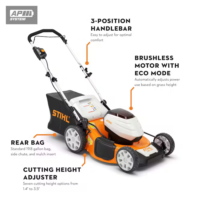 Stihl | RMA 510 Battery Push Mower | w/ AP 300 S battery & AL 301 char ...
