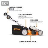 Stihl | RMA 510 V Battery Self-Propelled Mower | w/o Battery & Charger (6372 011 1410 US)