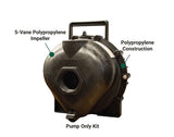 Banjo Pump (Pump Only) | 2 in. Poly 195 GPM | Viton Seals (215PO)