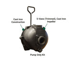 Banjo Pump (Pump Only) | 2 in. Cast Iron 205 GPM | Trimmed Impeller (225POI)