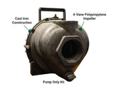 Banjo Pump (Pump Only) | 3 in. Poly 295 GPM | EPDM Seals (300PO)