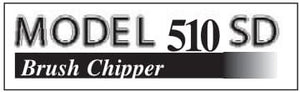(30249) Model 510 SD Chipper
