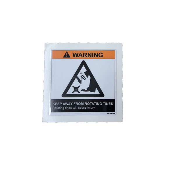 336784) DECAL - TINE WARNING – Foards