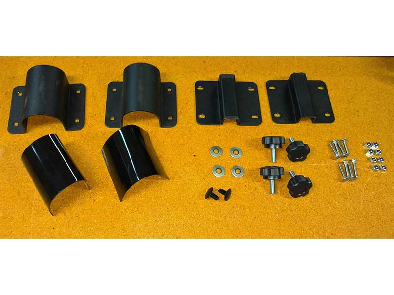 (3641RD) Eclipse Canopy, Bracket Kit for 2.5" Radius ROPS Foards