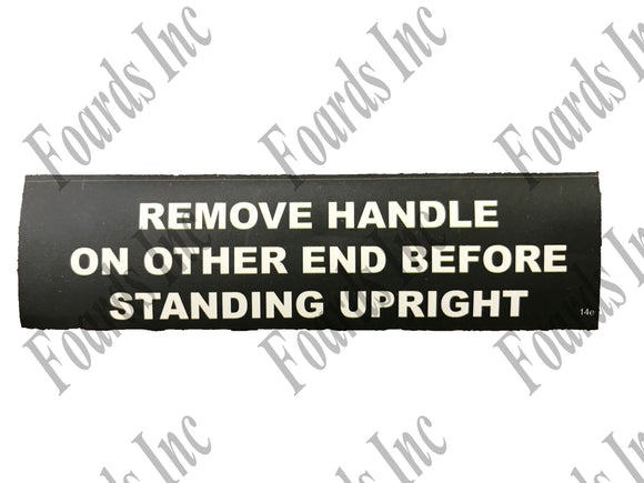 (410-245) Remove Handle Decal