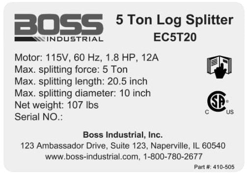 (410-505) Boss Specs Decal
