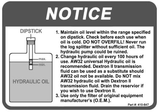 (410-647) Notice Decal