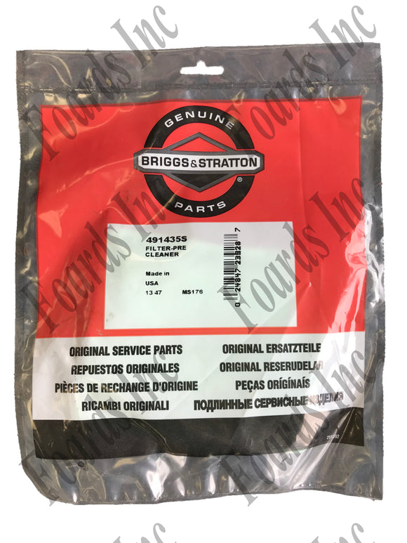 (491435s) Pre Filter-Briggs