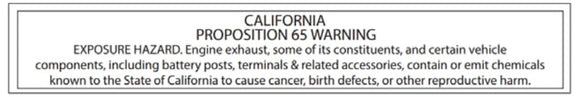 (784260) CA Prop 65 Warning