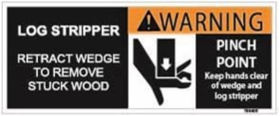 (798403) Log Dislodger Warning