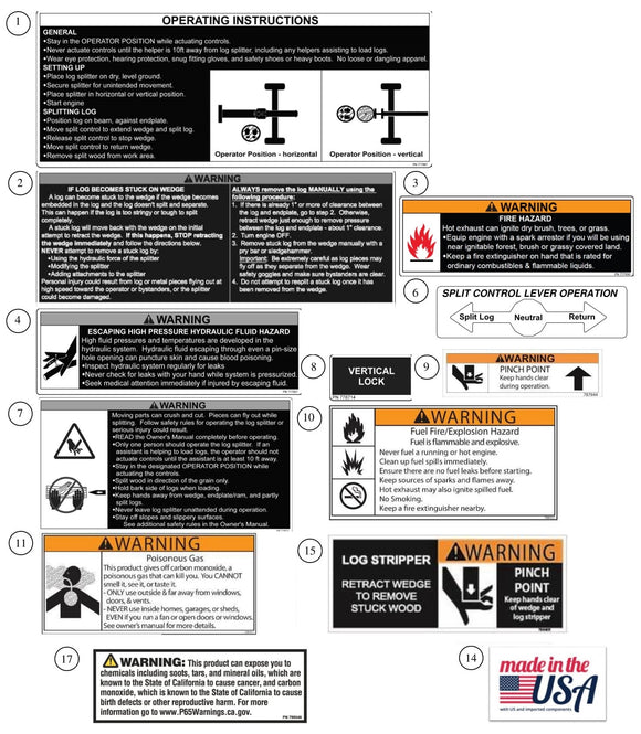 (799554) DECAL KIT COMMON 2018 BHVH
