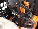 BravePro 6 Cubic Foot Polyethylene Drum Mortar Mixer w/ Honda GX240 (BRPMM206H)