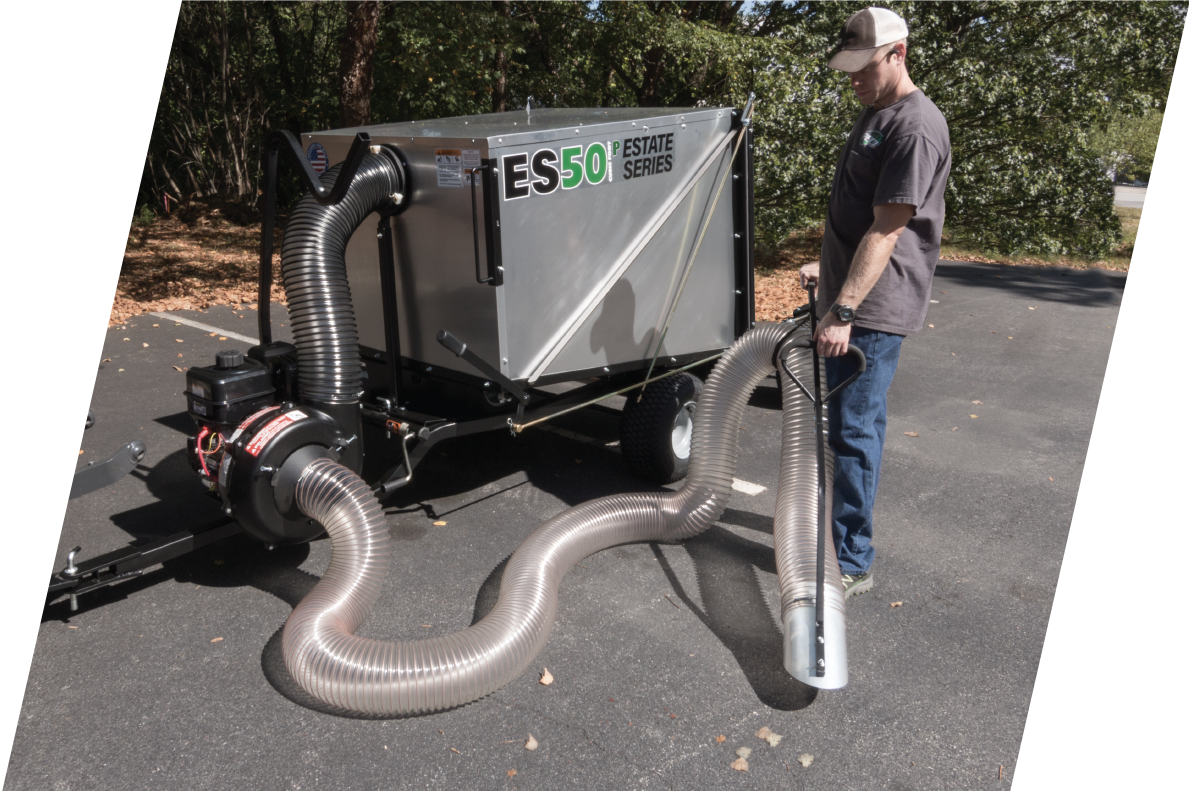 PECO Estate Series ES50P 50 Cubic Foot Trailer Pasture Vac w/ 14hp Bri ...