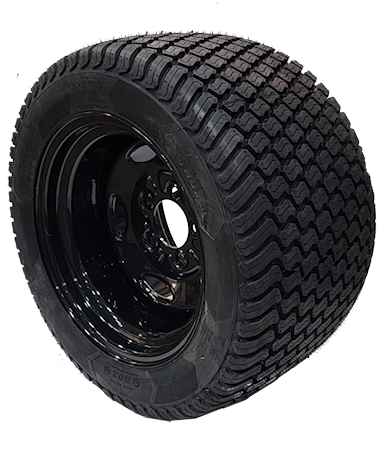 (NDXGM3) 24x9.50-14 NDX Air-Less Grass Master Assembly for Ferris and Wright (1 Tire Assembly)