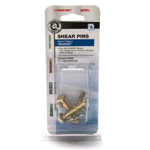 MTD Shear Pin Kit, .25 x 1.5" (OEM-738-04124)