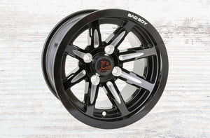 (022-4201-00) Bad Boy ZT Elite Black Aluminum Wheel (1 Wheel)
